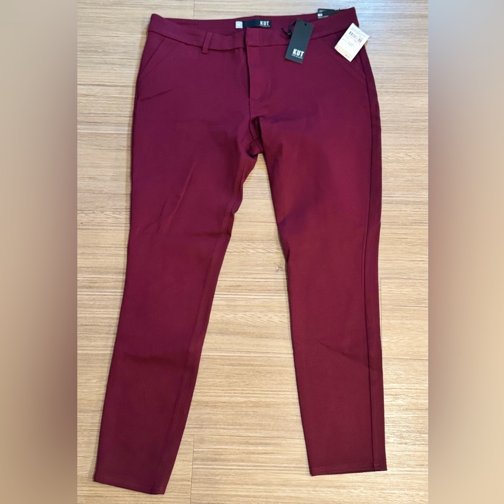 Mia Ankle Skinny - Wine